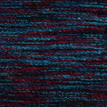 Teal Horizontal-Stripe Chunky Knit, Polyester, 310 gsm