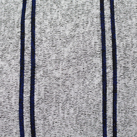 Blue Vertical-Stripe Knit, Polyester