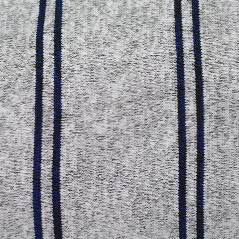 Blue Vertical-Stripe Knit, Polyester
