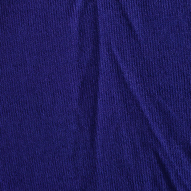 100% Polyester Chunky Knit Fabric, 326 gsm, 150 cm — Navy
