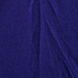 100% Polyester Chunky Knit Fabric, 326 gsm, 150 cm — Navy