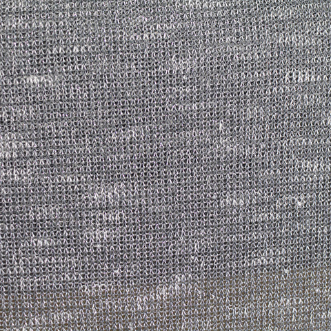 Grey Marl Knit, Poly-Viscose, 131 gsm