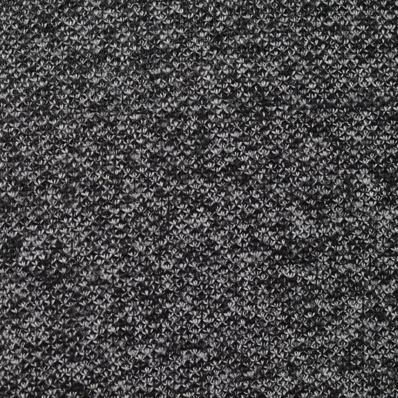 Black Marl Knit, Polyester, 393 gsm