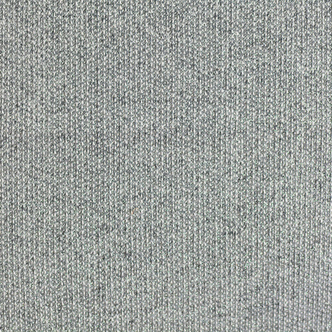 Heather Grey Marl French Terry, Metallic-Cotton