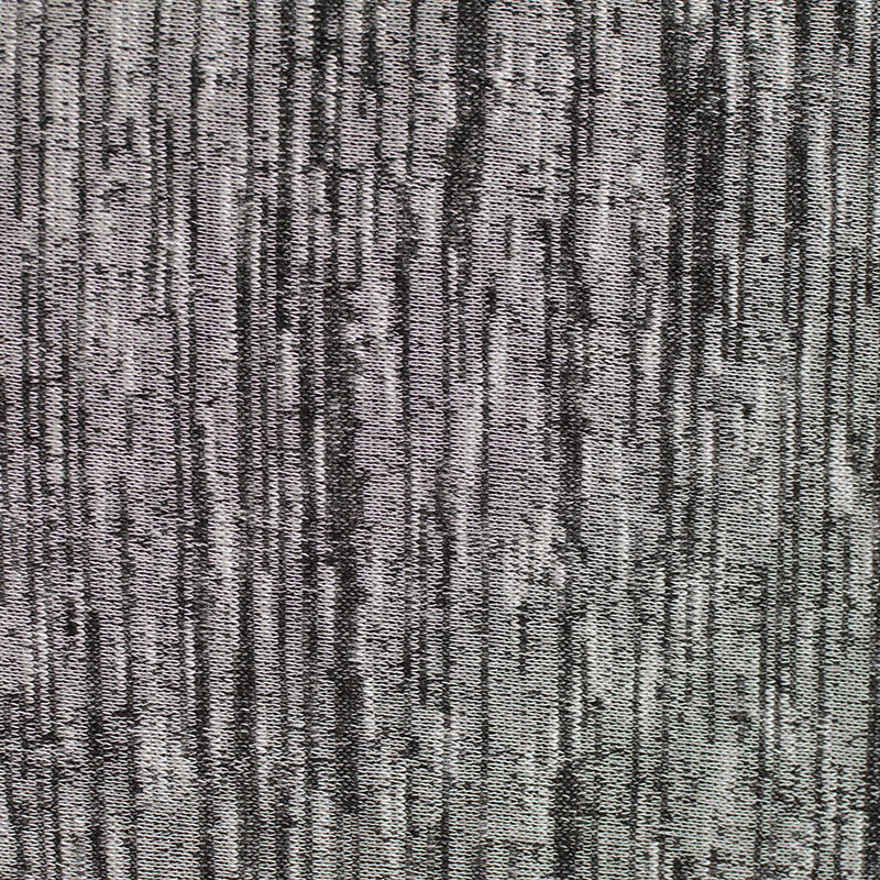 Black Vertical-Stripe Knit, Poly-Viscose