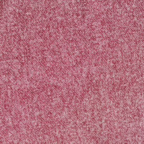 Red Marl French Terry, Poly-Cotton, 209 gsm