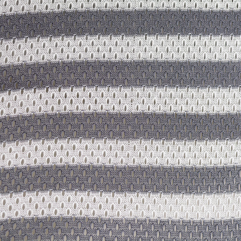 White Stripes Chunky Knit, Cotton-Poly