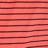 Black Horizontal-Stripe Chunky Knit, Polyester