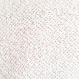 Acrylic Polyester Chunky Knit Fabric, 217 gsm, 180 cm — White