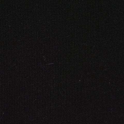 Polyester Viscose Stretch Jersey Knit Fabric, 203 gsm, 170 cm — Black