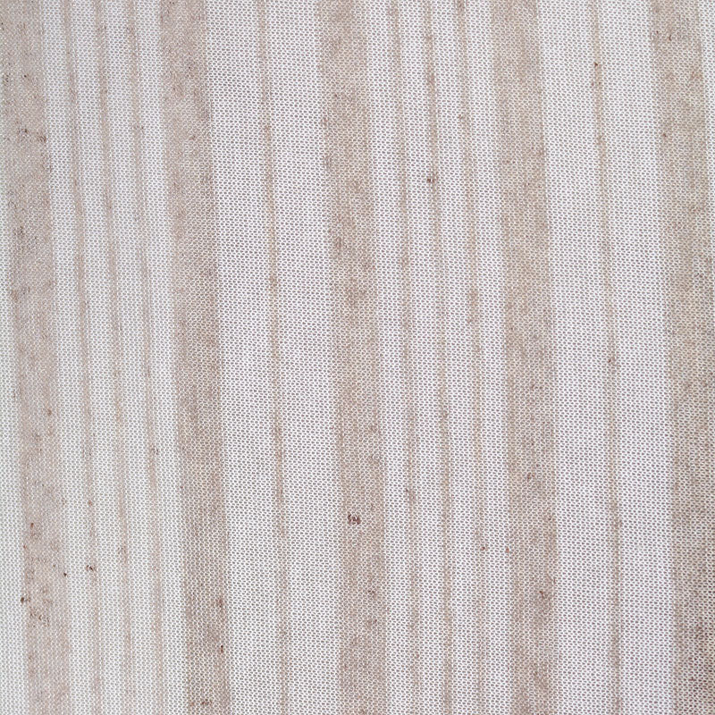 Light Brown Vertical-Stripe Jersey Knit