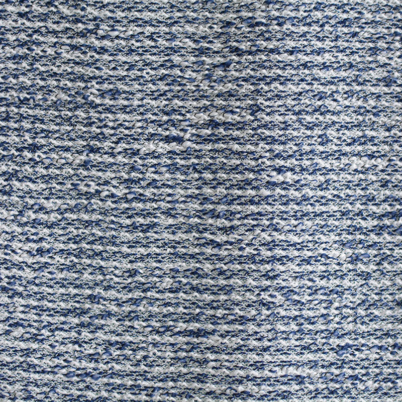 Blue Marl Chunky Knit, Polyester, 323 gsm