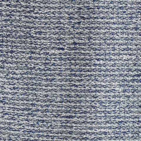 Blue Marl Chunky Knit, Polyester, 323 gsm