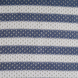 Navy Horizontal-Stripe Chunky Knit, Poly-Viscose