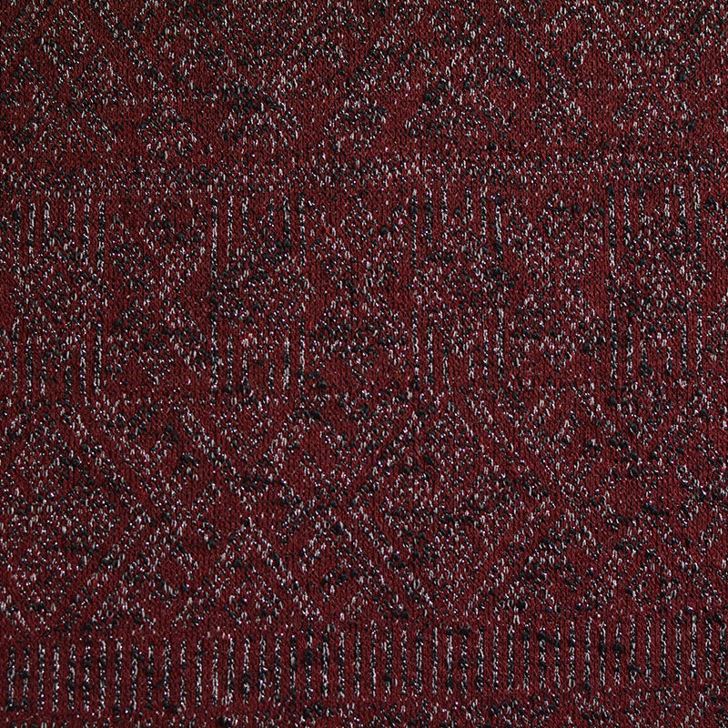 Red Flecked Chunky Knit, Polyester
