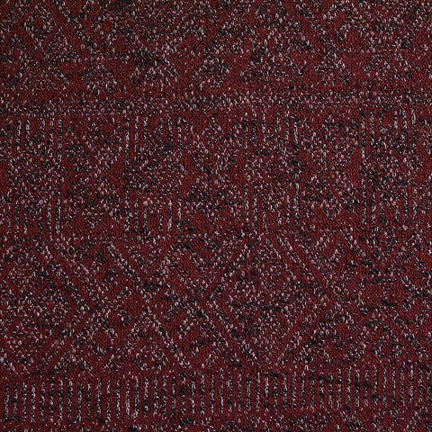 Red Flecked Chunky Knit, Polyester