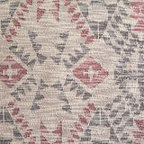 Red Diamonds Interlock Knit, Cotton-Poly — texture