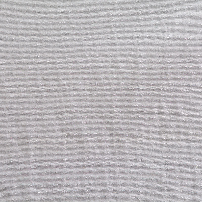 Polyester Metallic Stretch Chunky Knit Fabric, 176 gsm, 153 cm — Grey