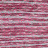 Grey Horizontal-Stripe Chunky Knit, Poly-Viscose — texture