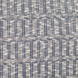 Blue Vertical-Line Interlock Knit, Cotton-Poly — texture