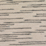 Black Horizontal-Stripe Chunky Knit, Poly-Cotton — texture