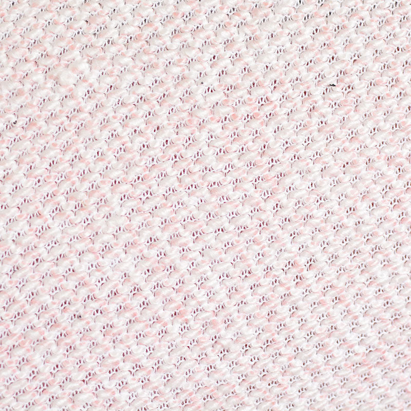 Light Pink Marl Chunky Knit, Acrylic-Poly, 412 gsm