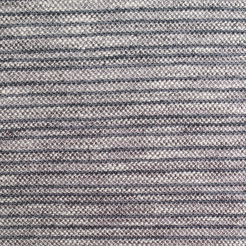 Dark Grey Stripe French Terry, Cotton-Poly