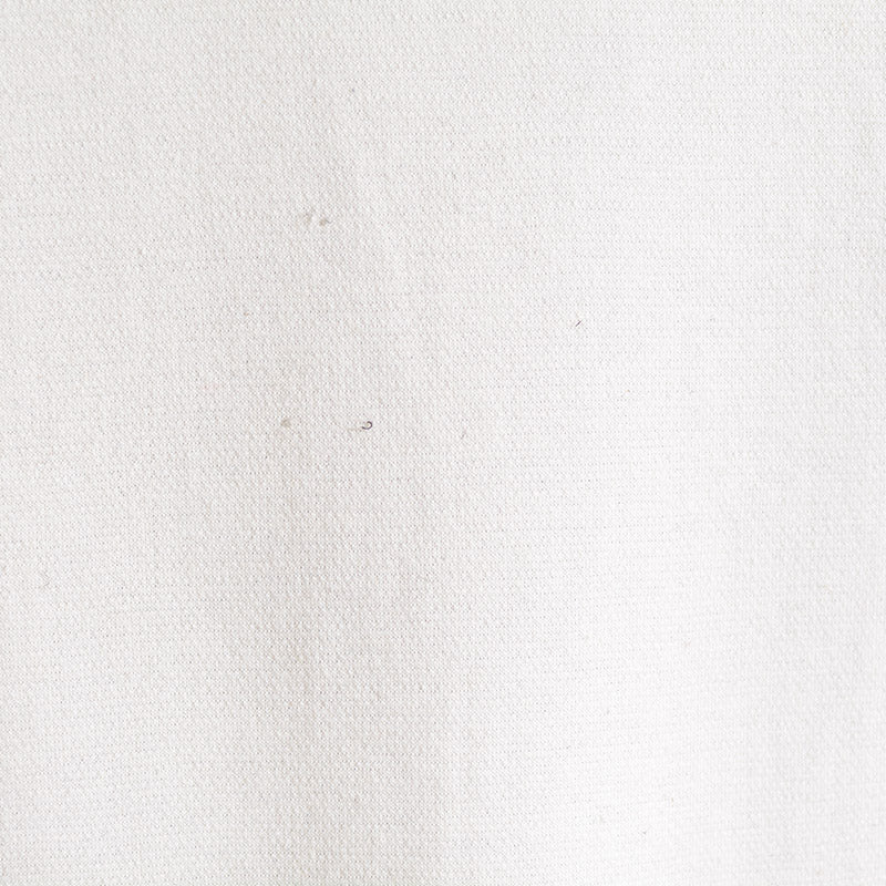 Cotton Polyester Interlock Knit Fabric, 306 gsm, 163 cm — White