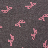 Jacquard Viscose Chunky Knit Fabric, 269 gsm, 170 cm — Purple
