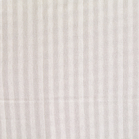 White Vertical-Stripe Jersey Knit, Viscose