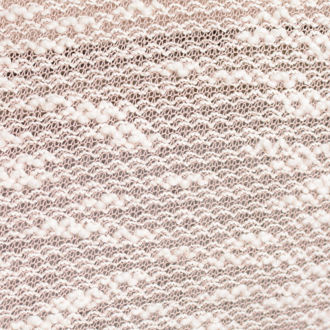 Polyester Cotton Blend French Terry Fabric, 207 gsm, 158 cm — Pink