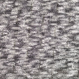 Polyester Cotton Chunky Knit Fabric, 346 gsm, 160 cm — Grey