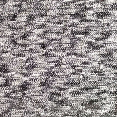 Polyester Cotton Chunky Knit Fabric, 346 gsm, 160 cm — Grey