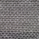 Black Geometric Jacquard, Poly-Viscose