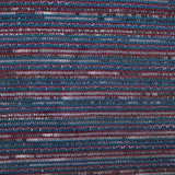Blue Horizontal-Stripe Chunky Knit, Poly-Cotton — texture