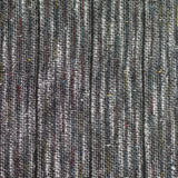 Grey Vertical-Stripe French Terry, Viscose