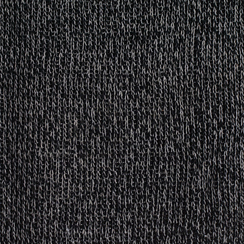 Black Marl Chunky Knit, Polyester, 35 gsm