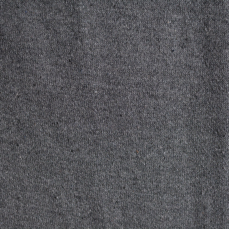 Grey Marl Interlock Knit, Poly-Cotton, 490 gsm