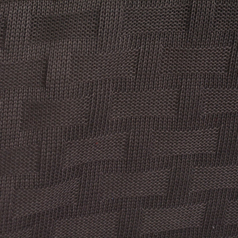 Dark Brown Tone-on-Tone Chunky Knit, Polyester