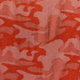 Orange Camo Knit, Spandex
