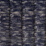 Navy Marl Chunky Knit, Polyester — texture