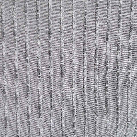 Heathered Grey Marl Rib Knit, Acrylic-Poly