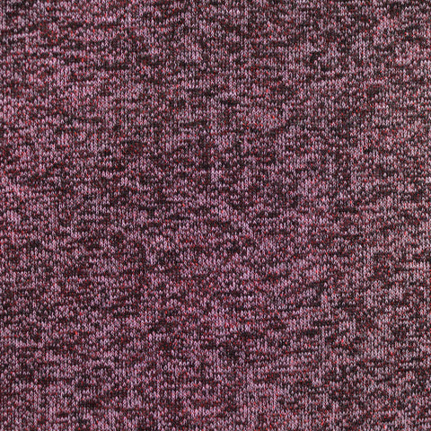 Purple Fine-Marl French Terry, Cotton-Poly