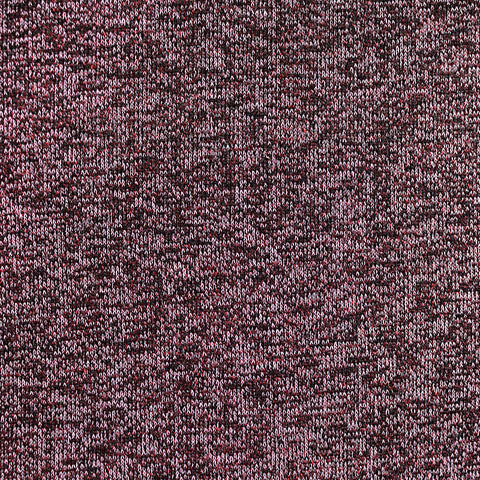 Purple Fine-Marl French Terry, Cotton-Poly