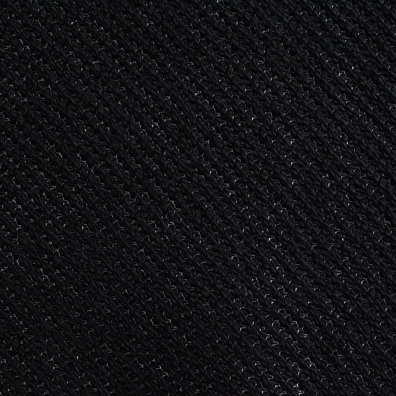 Black Marl Chunky Knit, Poly-Cotton, 292 gsm