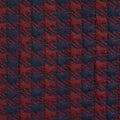 Dark Blue Houndstooth Chunky Knit, Polyester