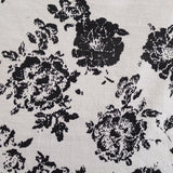 Black Floral Knit, Polyester