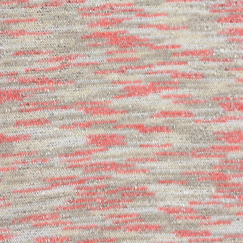 Pink Marl French Terry, Viscose-Poly, 269 gsm