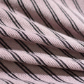 Black Stripe Knit, Poly-Viscose