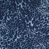 Blue Leopard Knit, Polyester — texture